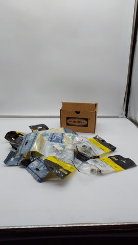 Lot of 25 Splitting "Y"" Adapter, Hubbell Premise Wiring, Catalog #BR851D
