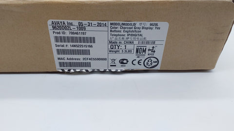 Avaya 12-Line IP Phone VoIP Digital Business Telephone (9620L)