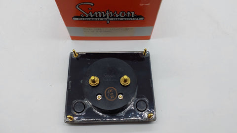 Simpson Electric test meter (Model 1329, Cat. No. 6480, Box No. 5-113843)