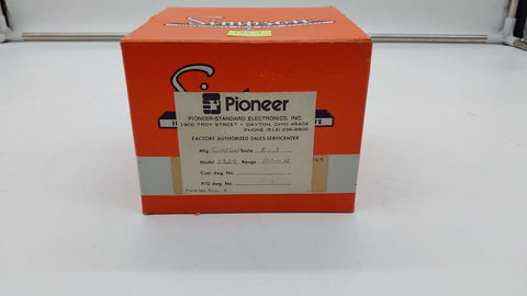 Simpson Electric test meter (Model 1329, Cat. No. 6480, Box No. 5-113843)