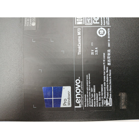 Lenovo ThinkCentre M73 Small Form Factor Desktop