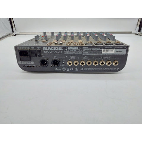 Mackie 1202-VLZ3 Premium 12-Channel Mic/Line Mixer – Tested w/ Power Cord