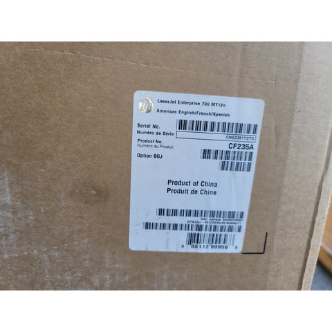HP LaserJet Enterprise 700 M712n Monochrome Laser Printer – 11x17 A3