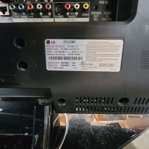 LG 37LC5DC 37-Inch LCD TV – 720p HD, HDMI, VGA, Component, No Remote