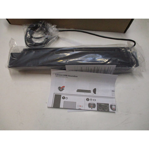 Lenovo USB Soundbar OA36190 Stereo Speaker for ThinkCentre ThinkVision