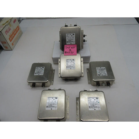Lot of 3 CORCOM Power Line Filters F7253, 20VV 1, 20A, 120/250V, 50/60 HZ, NEW