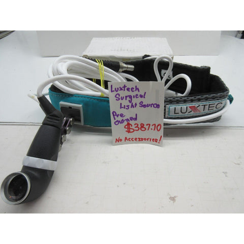 LUX TEC, Surgical Light Source, Looks to be in great condition. UNTESTED