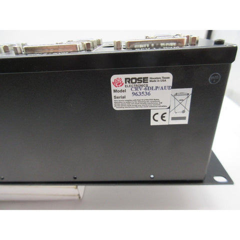 ROSE CRV-6DLP/AUD Extender rackmount chassis, see specs below: NEW