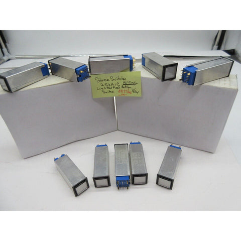 Staco Push Button Switch, 2S3A1C, Aircraft Replacement, Bulk Packed, NEW