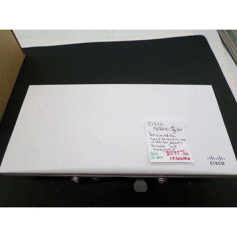 The Cisco Meraki MR76 is a four-radio, cloud-managed 2x2 MU-MIMO Wi-Fi 6 access point. UNCLAIMED, PRICED PER UNIT