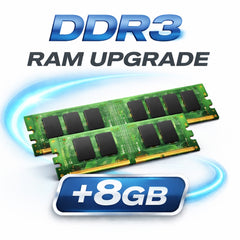 DDR3 RAM Upgrade – Add 8GB Memory