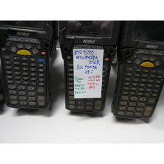 Lot of 5 Symbol Motorola MC9190-G Barcode Scanners G30SWEQA6WRM – Powers On