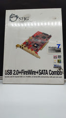 Legacy USB 2.0+FireWire+SATA Combo (SIIG, Inc.)