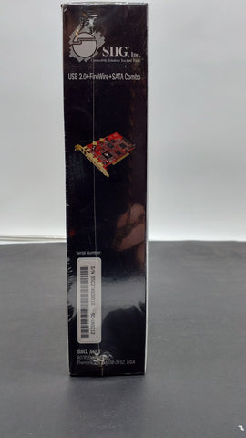 Legacy USB 2.0+FireWire+SATA Combo (SIIG, Inc.)
