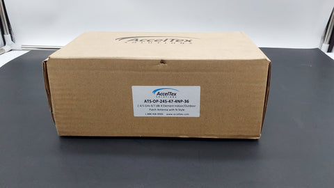 AccelTex Solutions Indoor/Outdoor Patch Antenna with N-Style, ATS-OP-245-47-4NP-36