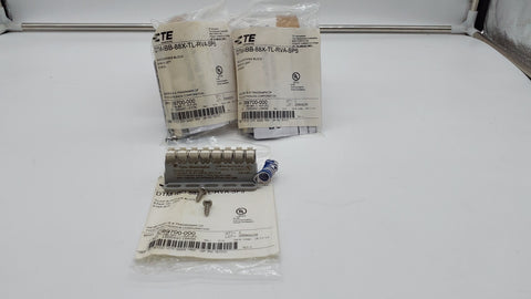 Lot of 3 Tyco Electronics Connectivity Inline Bunching Blocks Cable Management
