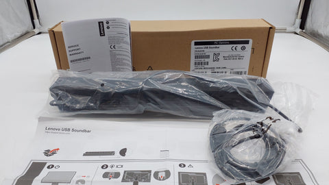 Lenovo USB Soundbar OA36190 Stereo Speaker for ThinkCentre ThinkVision
