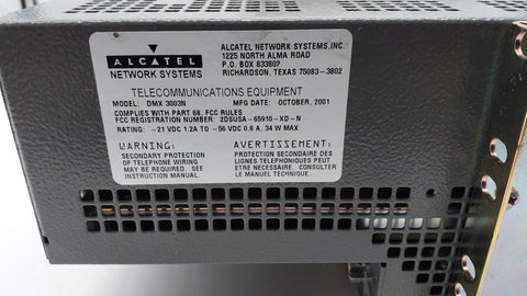 Alcatel DMX3003N Digital Multiplexer