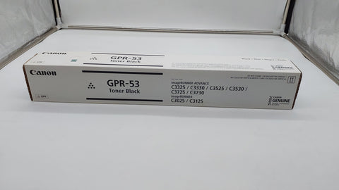 Genuine 1 Set CANON GPR-53 Toner Cartridge Full Set - Black Cyan Yellow Magenta (CYMK) for imageRUNNER and imageRUNNER ADVANCE