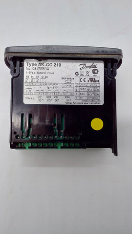 Danfoss AK-CC 210 Refrigeration Controller/Display, 084B8534 115V