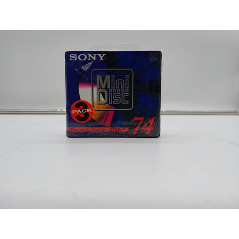 SONY 3-Pack MINI DISC MDW-74