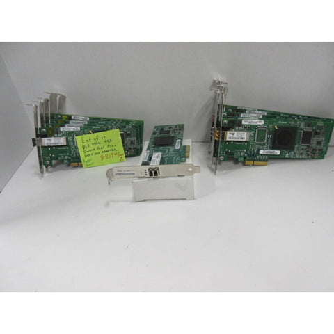 Lot of 12 QLogic QLE2460 4Gb/s Fibre Channel PCI-e HBA Cards