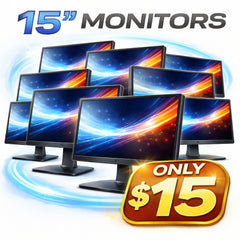 15 Inch Monitors – Multiple Available – $15