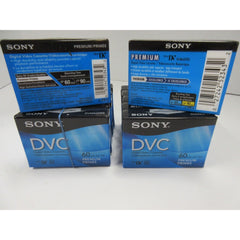 Lot of 6 Sony DVM60PRR/6 Premium Digital Video Cassette - New Sealed Pack of 6