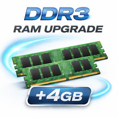 DDR3 RAM Upgrade – Add 4GB Memory