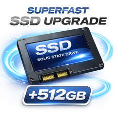 SSD Storage Upgrade – Add 512GB Solid State Drive