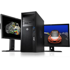Pro Dual Monitor Desktop Bundle – HP Z240 i7-6700 16GB RAM 1TB Win 11 Pro