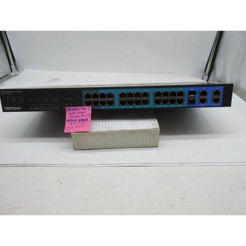 Trendnet TPE-224WS 28-Port 10/100 Mbps Web Smart PoE+ Switch